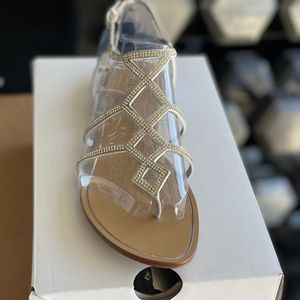 Silver ALDO sandals